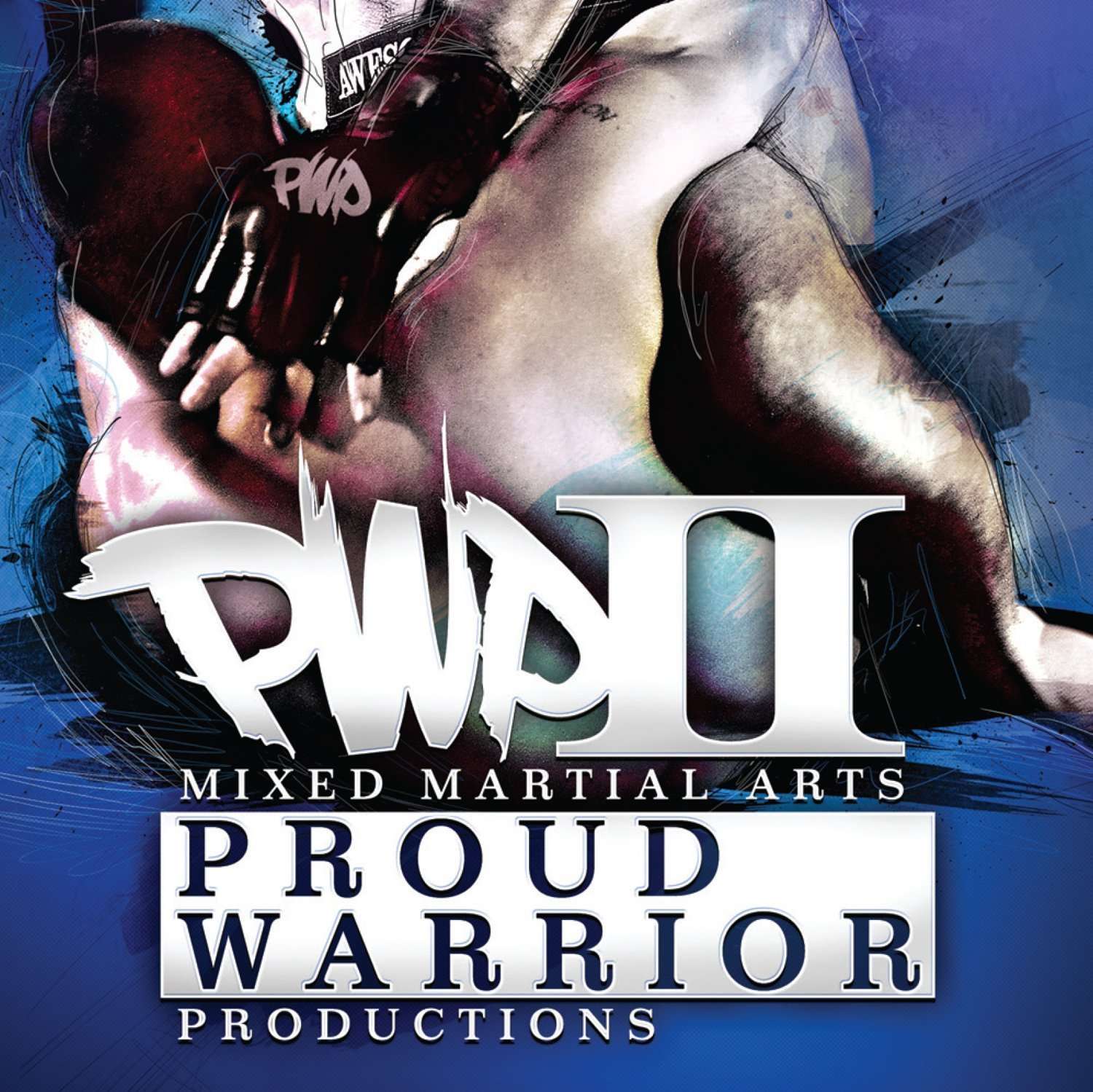 PWP2 MMA Poster Detail shot typography