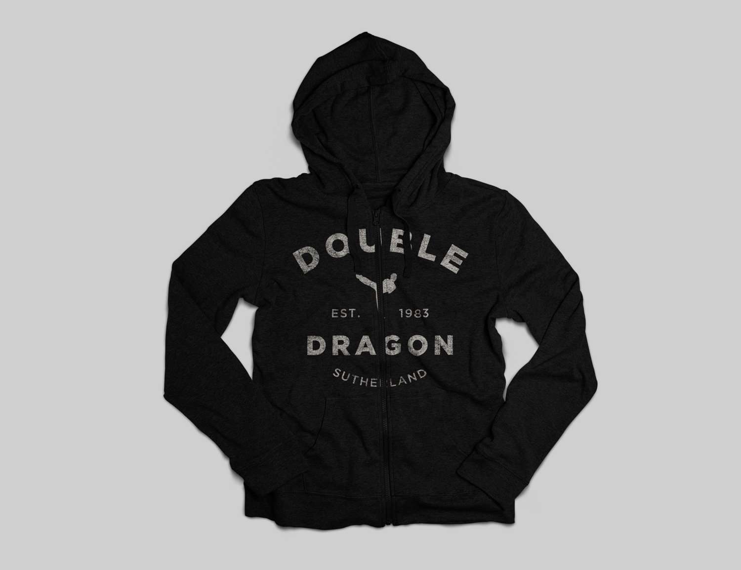 Double Dragon black hoodie