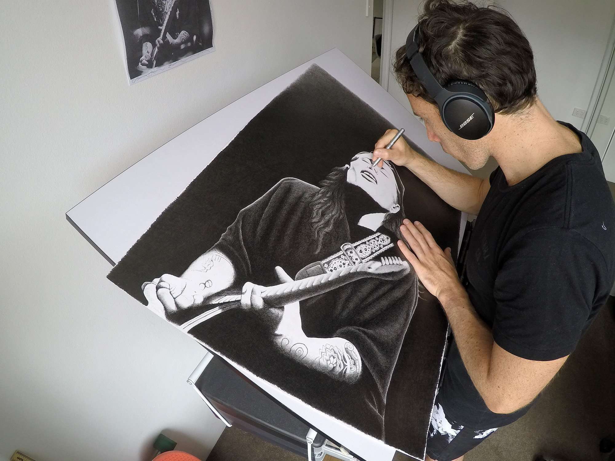 Tash Sultana Time Lapse Dean Spinks Art