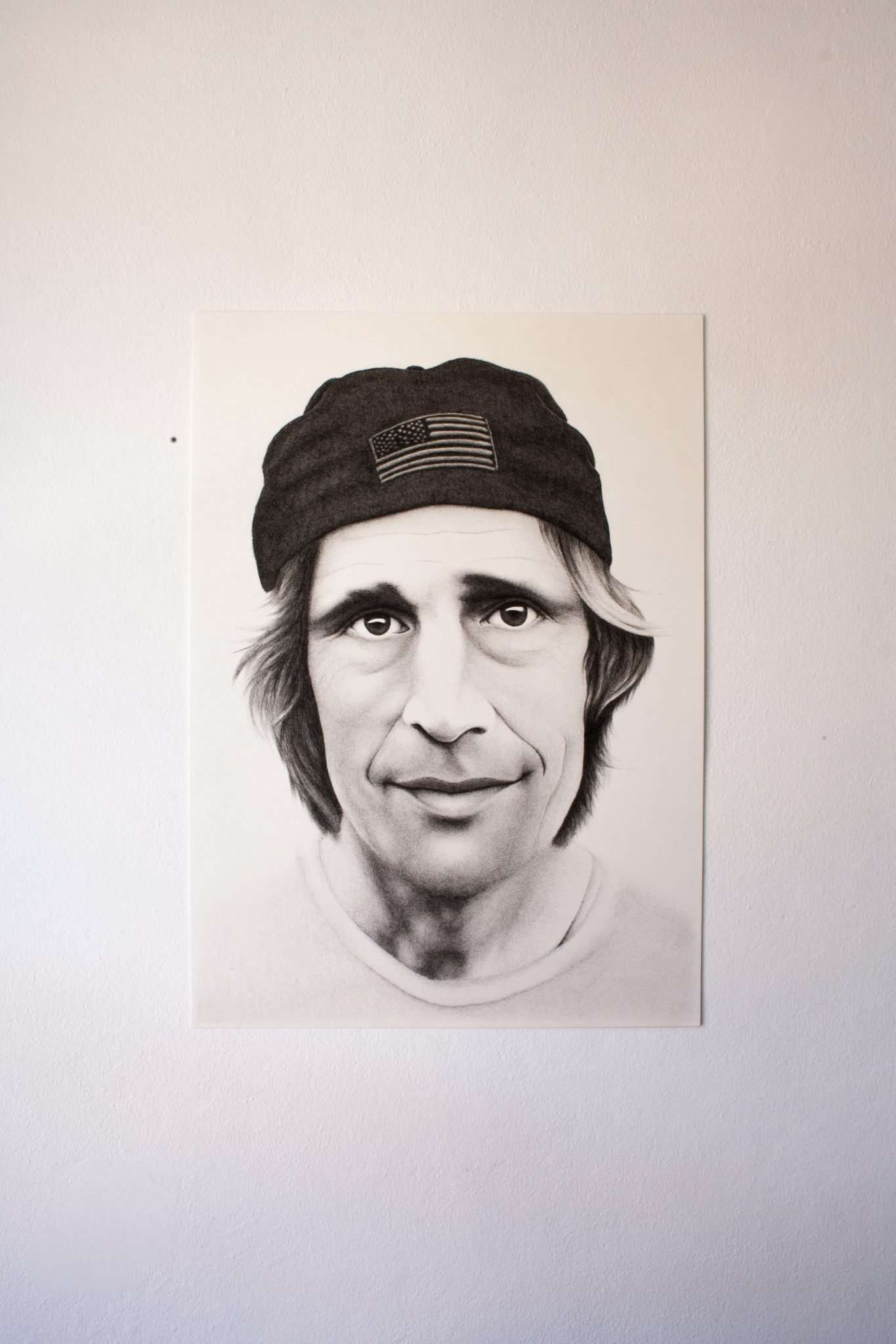 Drawing of Rodney Mullen by Dean Spinks