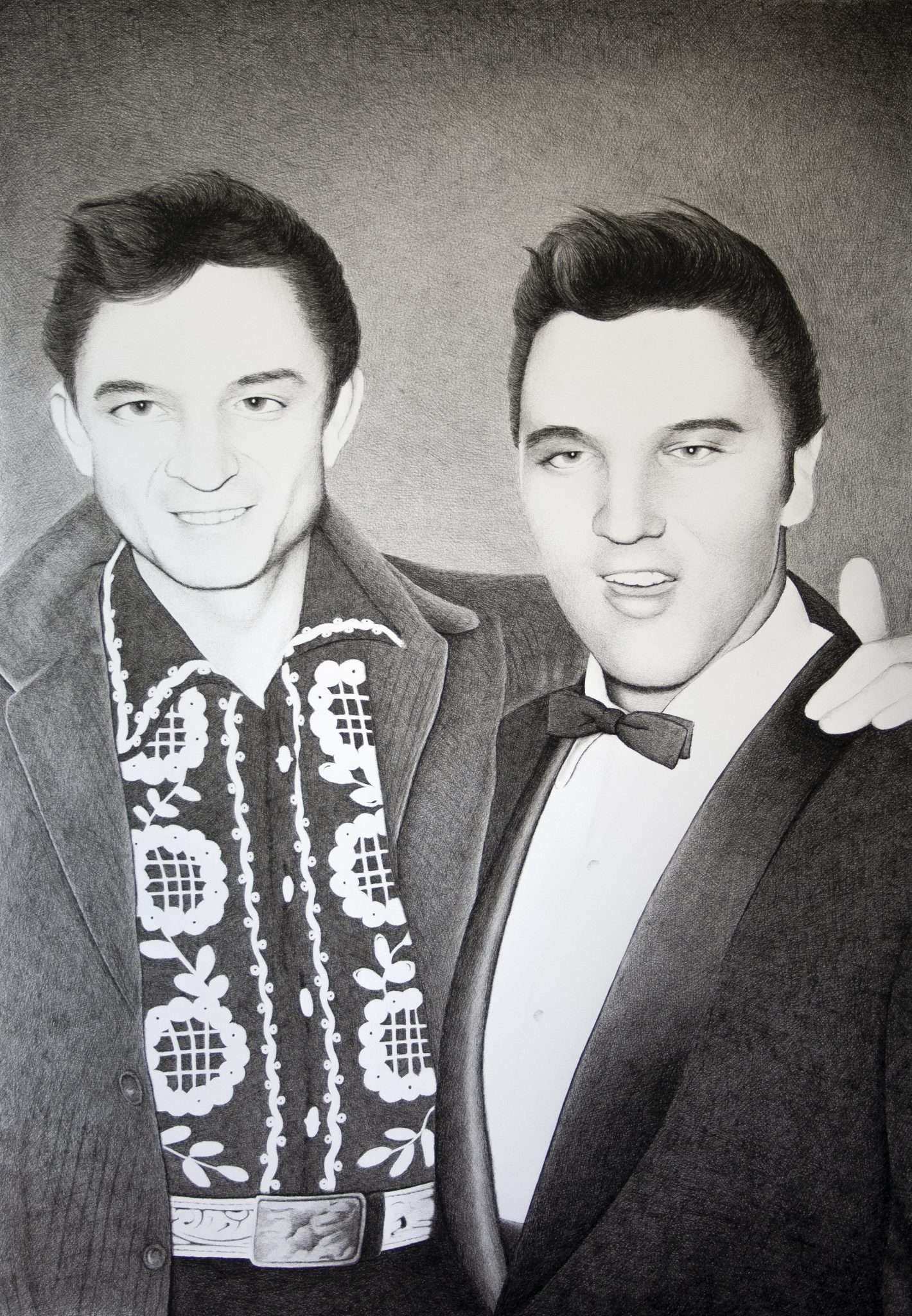 Johnny cash elvis presley tour picture